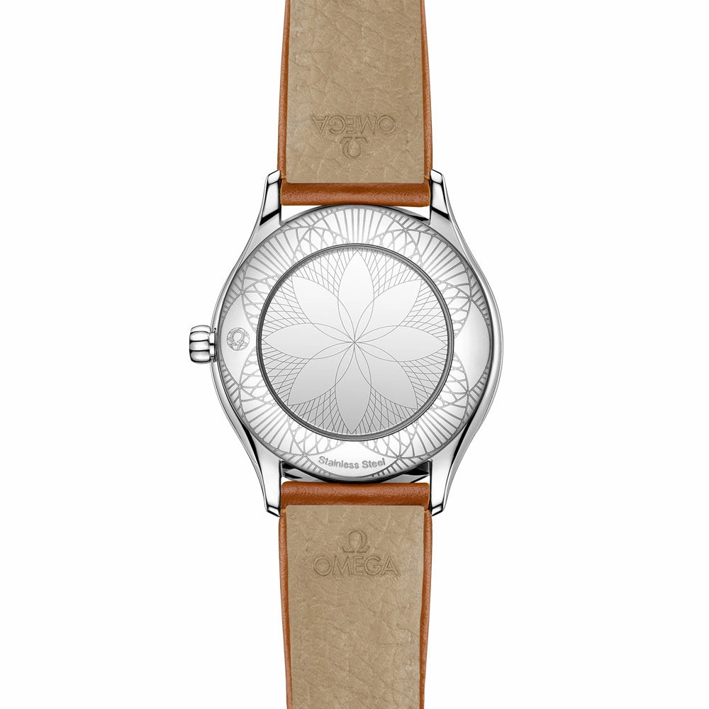 OMEGA De Ville Mini Tresor 26mm White Dial Diamond Quartz Ladies Watch 42817266004004