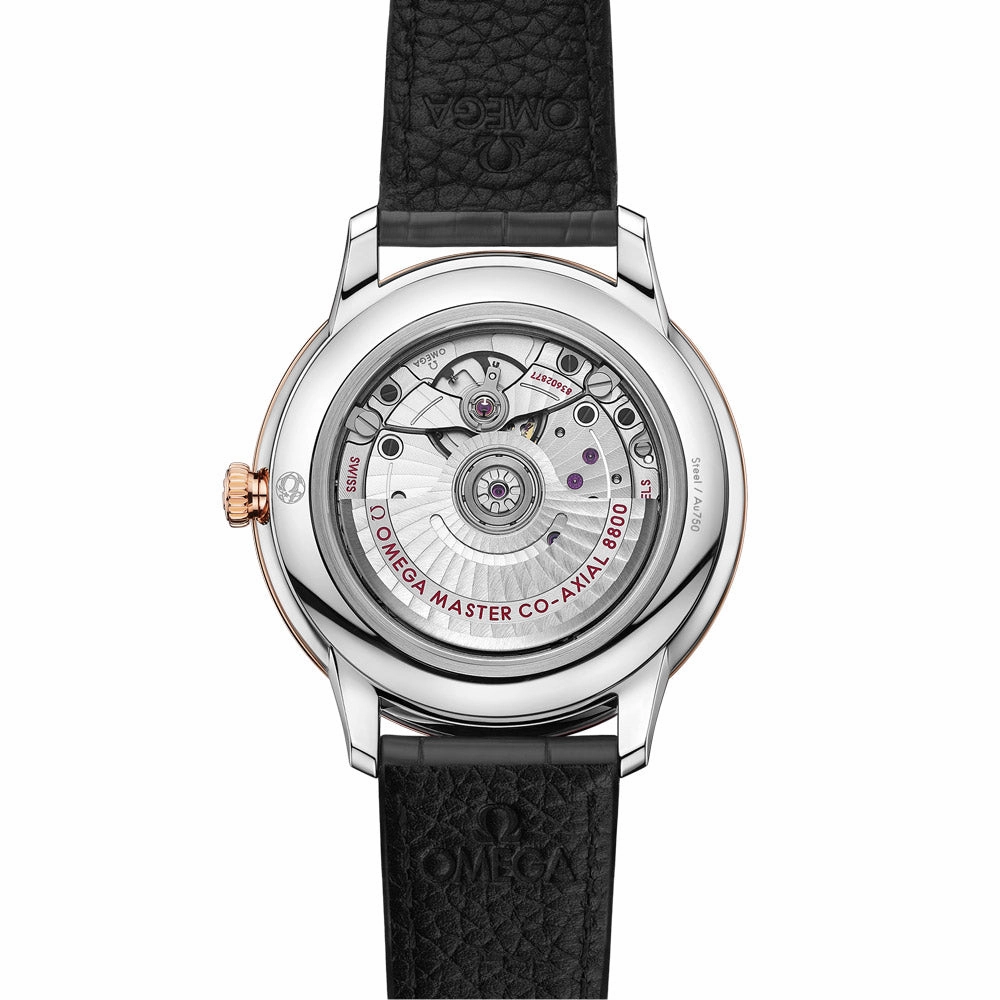 Omega De Ville Prestige 40mm Grey Dial 18ct Rose Gold and Steel Gents Automatic Watch 43423402006001