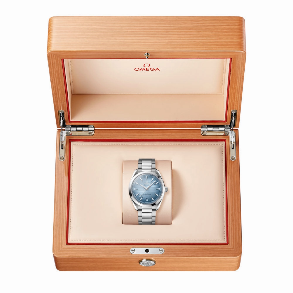 OMEGA Seamaster Aqua Terra 150M 41mm Summer Blue Dial Automatic Watch 22010412103005