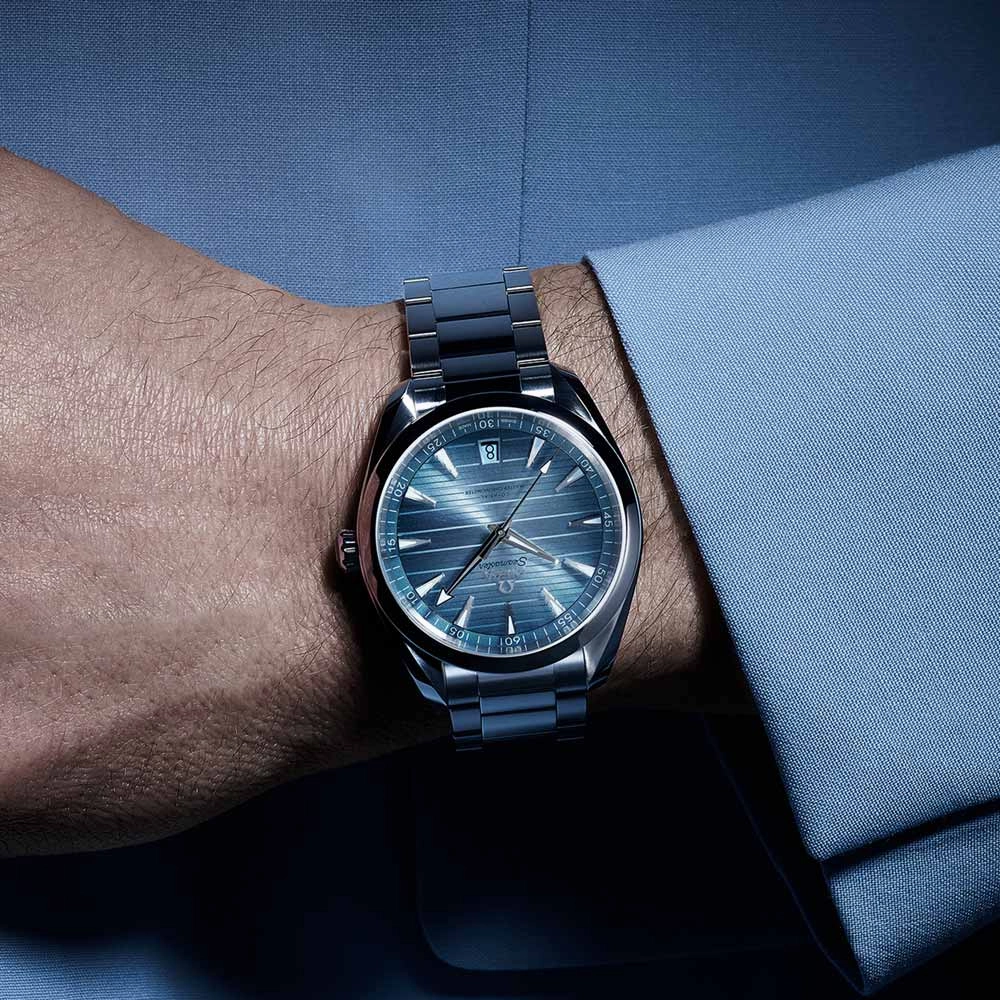 OMEGA Seamaster Aqua Terra 150M 41mm Summer Blue Dial Automatic Watch 22010412103005