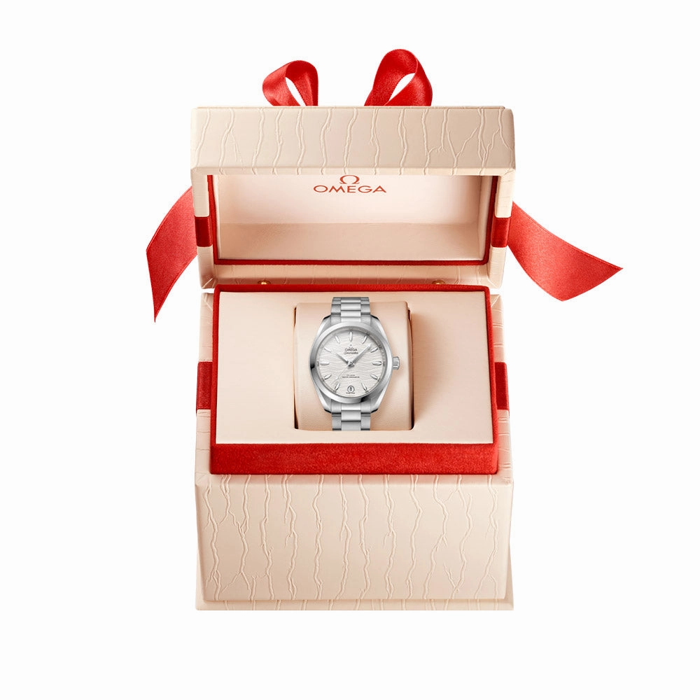 OMEGA Seamaster Aqua Terra 34mm Silver Dial Automatic Ladies Watch 22010342002002