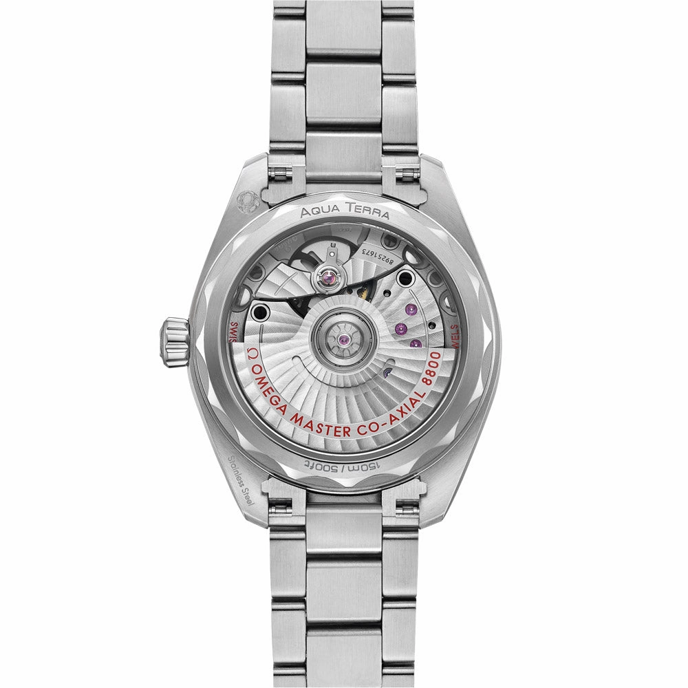 OMEGA Seamaster Aqua Terra 34mm Silver Dial Automatic Ladies Watch 22010342002002