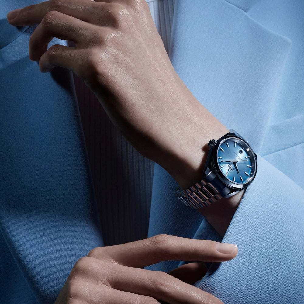 OMEGA Seamaster Aqua Terra 38mm Blue Ice Dial Gents Automatic Watch 22010382003004