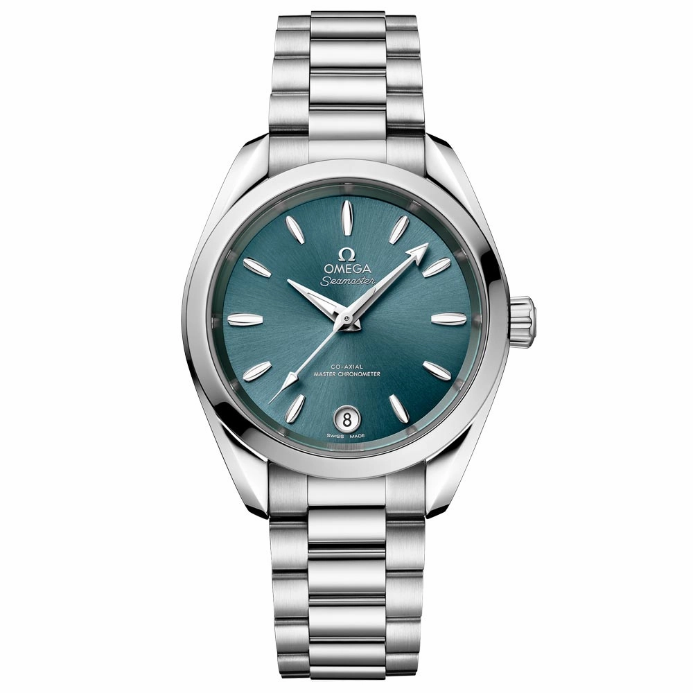OMEGA Seamaster Aqua Terra Shades 34mm Lagoon Green Dial Automatic Ladies Watch 22010342010001