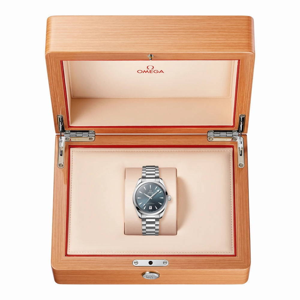 OMEGA Seamaster Aqua Terra Shades 38mm Atlantic Blue Dial Automatic Watch 22010382003003