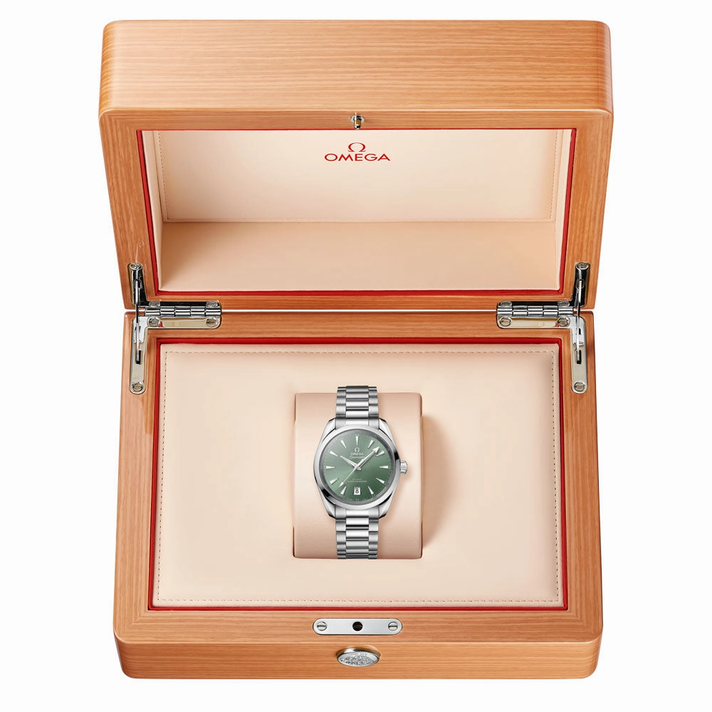 OMEGA Seamaster Aqua Terra Shades 38mm Bay Green Dial Automatic Watch 22010382010002