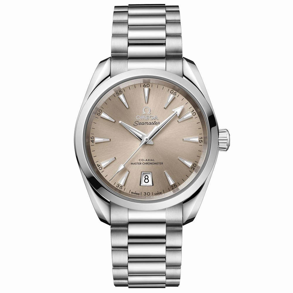 OMEGA Seamaster Aqua Terra Shades 38mm Beige Dial Automatic Watch 22010382009001