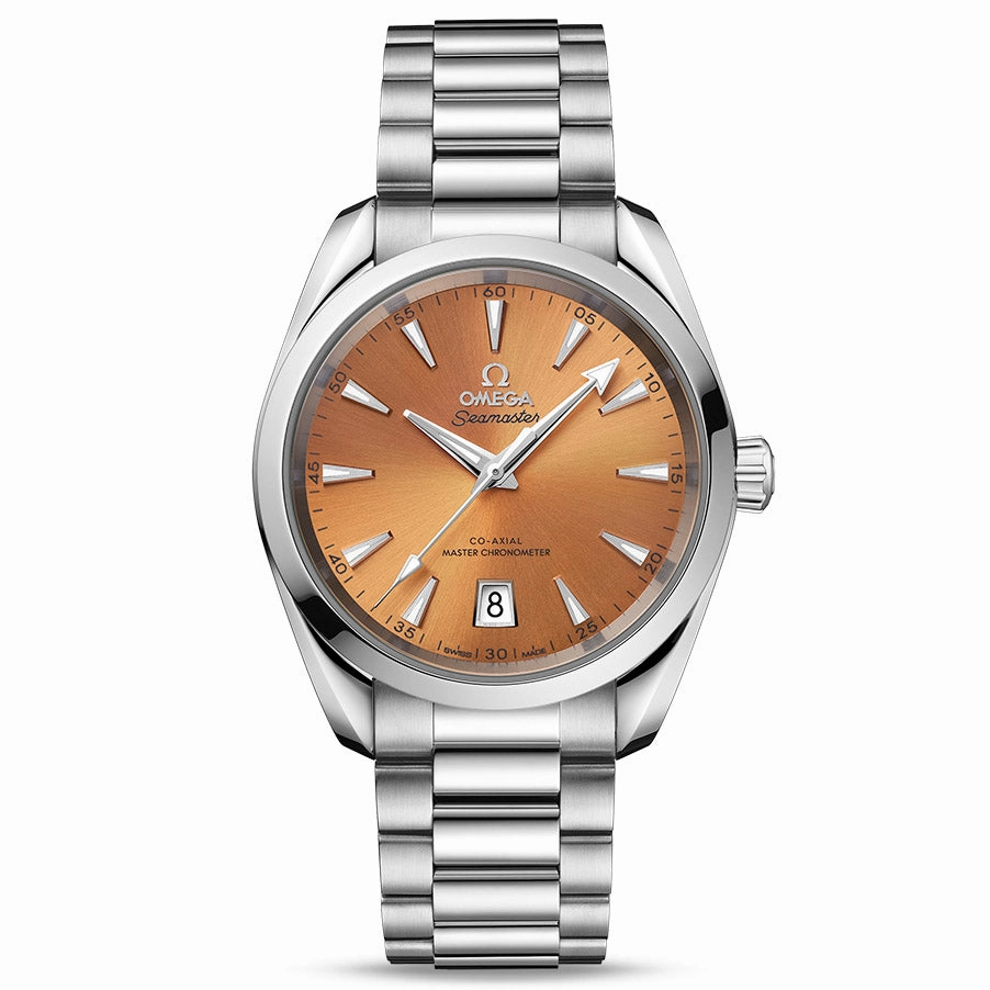 OMEGA Seamaster Aqua Terra Shades 38mm Orange Dial Automatic Watch 22010382012001