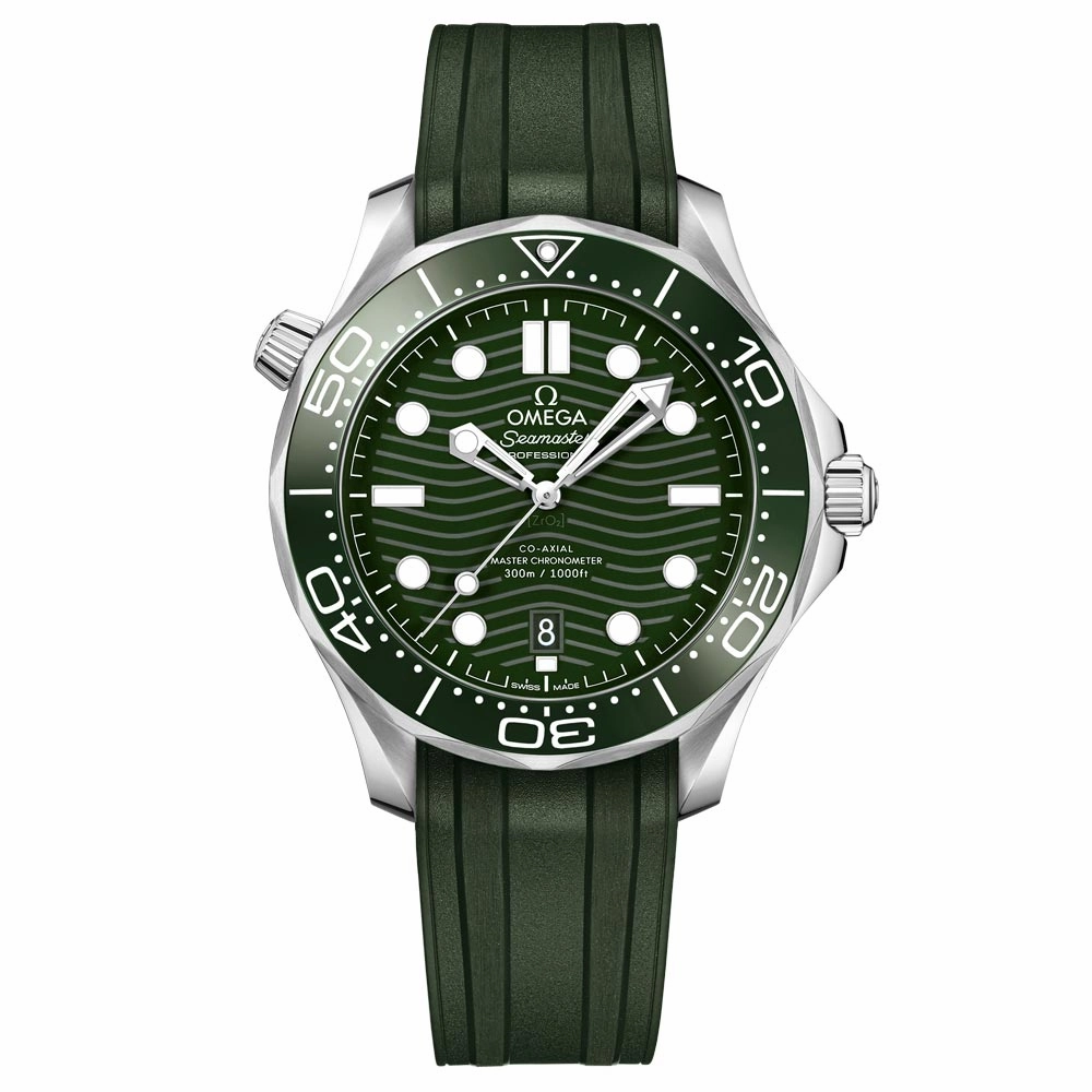 OMEGA Seamaster Diver 300M 42mm Green Dial Automatic Gents Watch 21032422010001