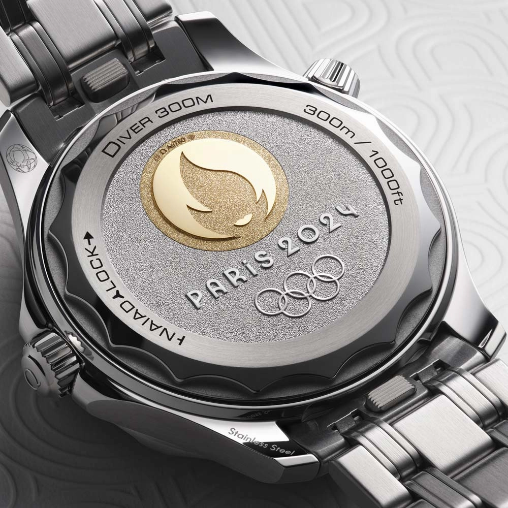 OMEGA Seamaster Diver 300M Paris 2024 Special Edition White Dial 42mm Steel & 18ct Gold Automatic Gents Watch 52221422004001