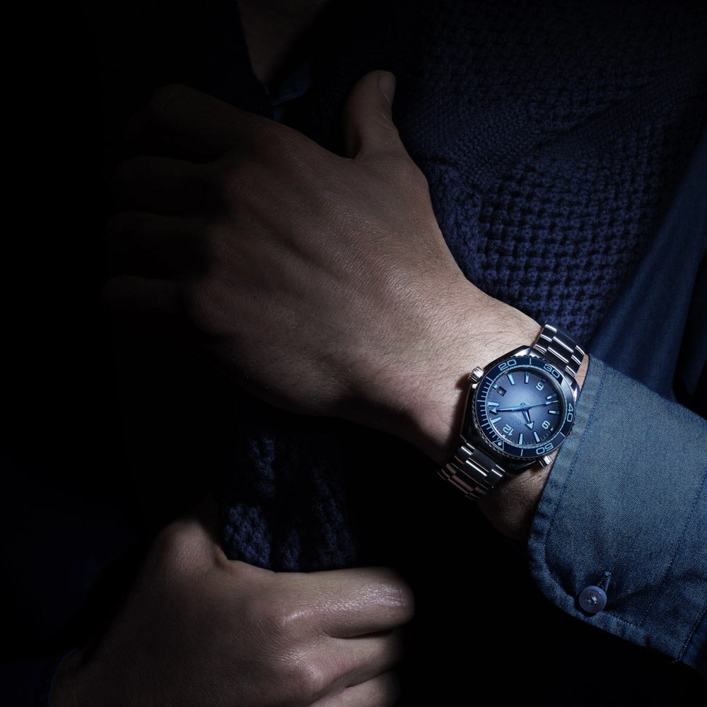 OMEGA Seamaster Planet Ocean 39.5mm Summer Blue Dial Automatic Gents Watch 21530402003002