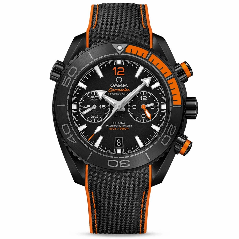 OMEGA Seamaster Planet Ocean 600M 45.5mm Black Dial Automatic Chronograph Gents Watch 21592465101001
