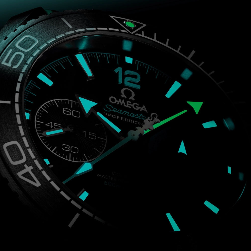OMEGA Seamaster Planet Ocean 600M 45.5mm Black Dial Black Ceramic Automatic Chronograph Gents Watch 21592465101003