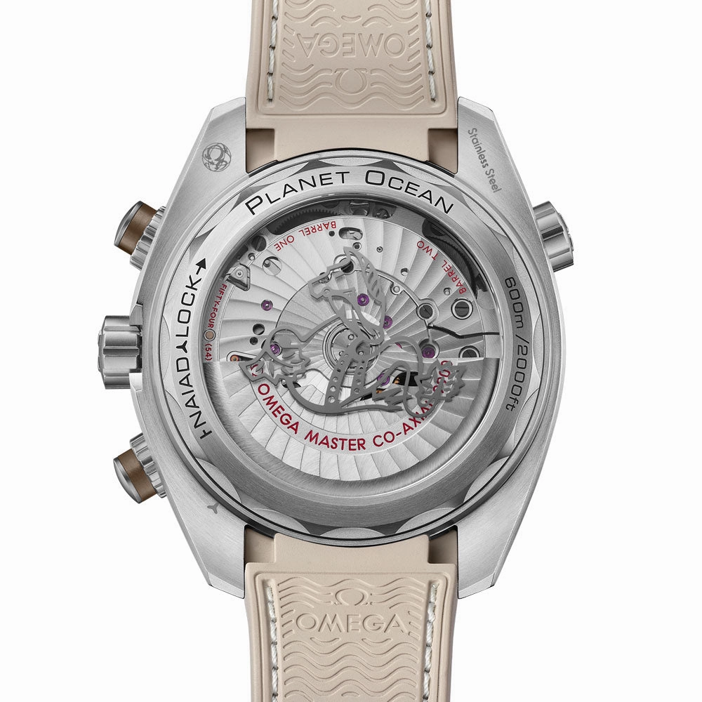 OMEGA Seamaster Planet Ocean 600M 45.5mm Linen Dial Automatic Chronograph Gents Watch 21532465109001