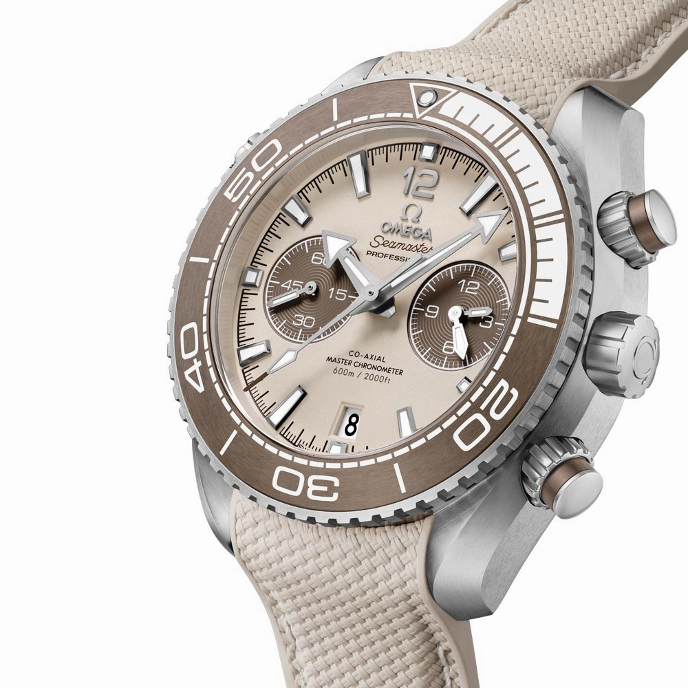 OMEGA Seamaster Planet Ocean 600M 45.5mm Linen Dial Automatic Chronograph Gents Watch 21532465109001