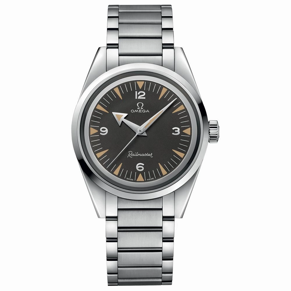 OMEGA Seamaster Railmaster 38mm Black Dial Automatic Watch 22010382001002
