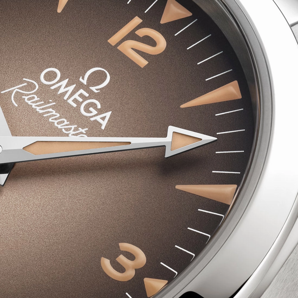OMEGA Seamaster Railmaster 38mm Brown Dial Automatic Watch 23510382013001