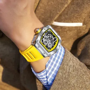 ONOLA Fashion Waterproof Quartz Men's Watch Silicone Band 