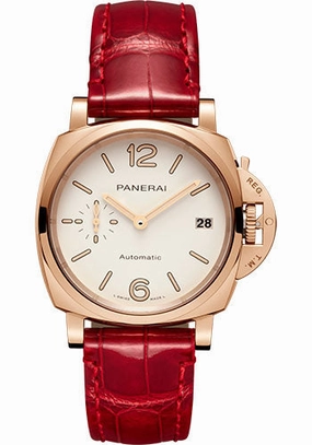 Panerai Luminor Due - 38mm - Polished Goldtech - White Dial - PAM01045 