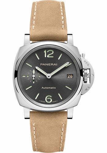 Panerai Luminor Due - 38mm - Polished Steel - Sun-Brushed Anthracite Dial - PAM00755 