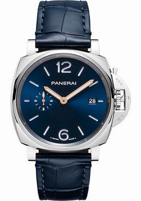 Panerai Luminor Due - 42mm Steel Case - Blue Sun-Brushed Dial - PAM01274 