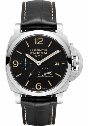 Panerai Luminor GMT Power Reserve - 44mm - Brushed Steel - PAM01321 