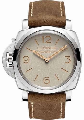 Panerai Luminor Left-Handed - 47mm - Brushed Steel - PAM01075 