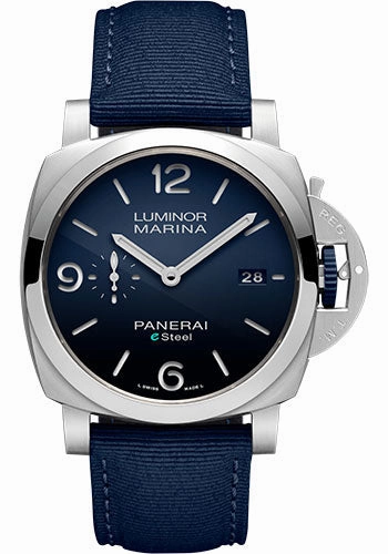 Panerai Luminor Marina eSteel Blu Profondo - 44mm Brushed Esteel Case - Polished Blue Gradient Esteel Dial - PAM01157 