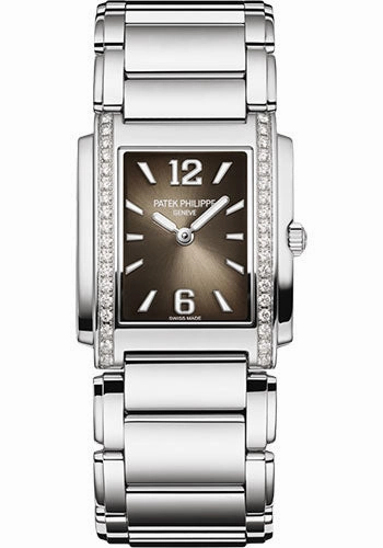 Patek Philippe Twenty~4 Watch - Medium Stainless Steel Case - Gray Arabic Dial - 4910/1200A-010 