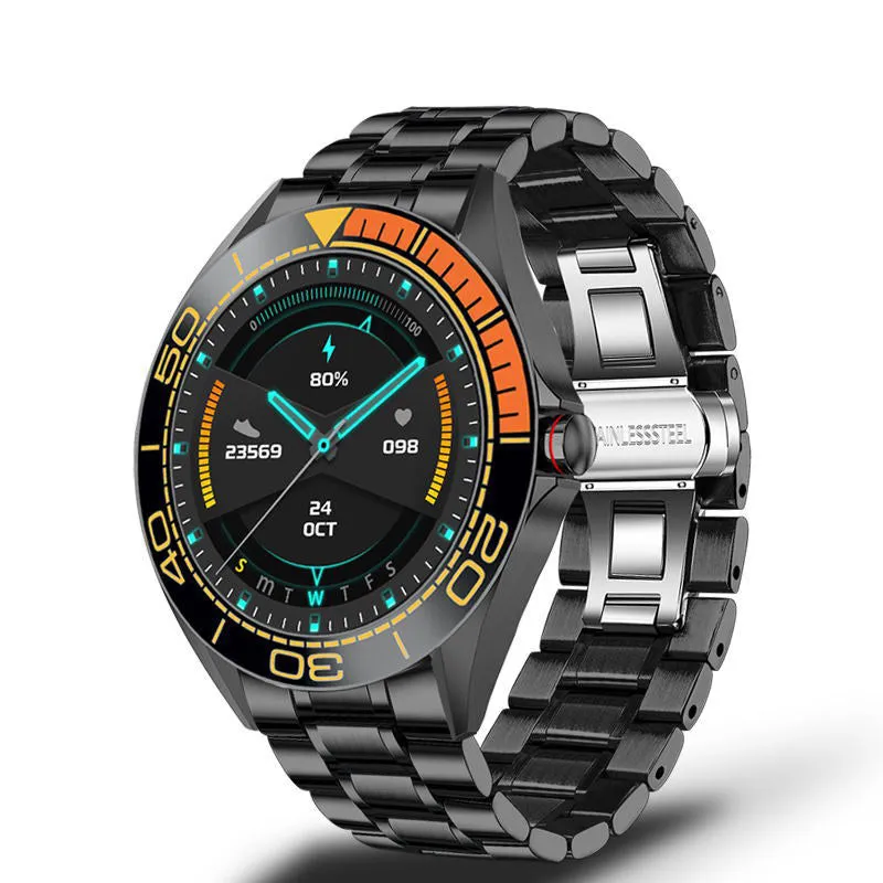 Pedometer Heart Rate Health Monitoring Waterproof Watch 