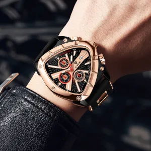 Polygon Men's Multi-waterproof Luminous Calendar Watch 