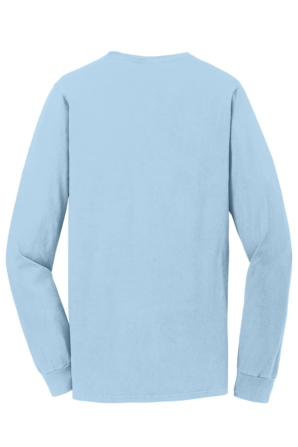 Port & Company Mens Beach Wash Long Sleeve Crewneck T-Shirt - Glacier Blue  Buy the latest Clothing Port-Company