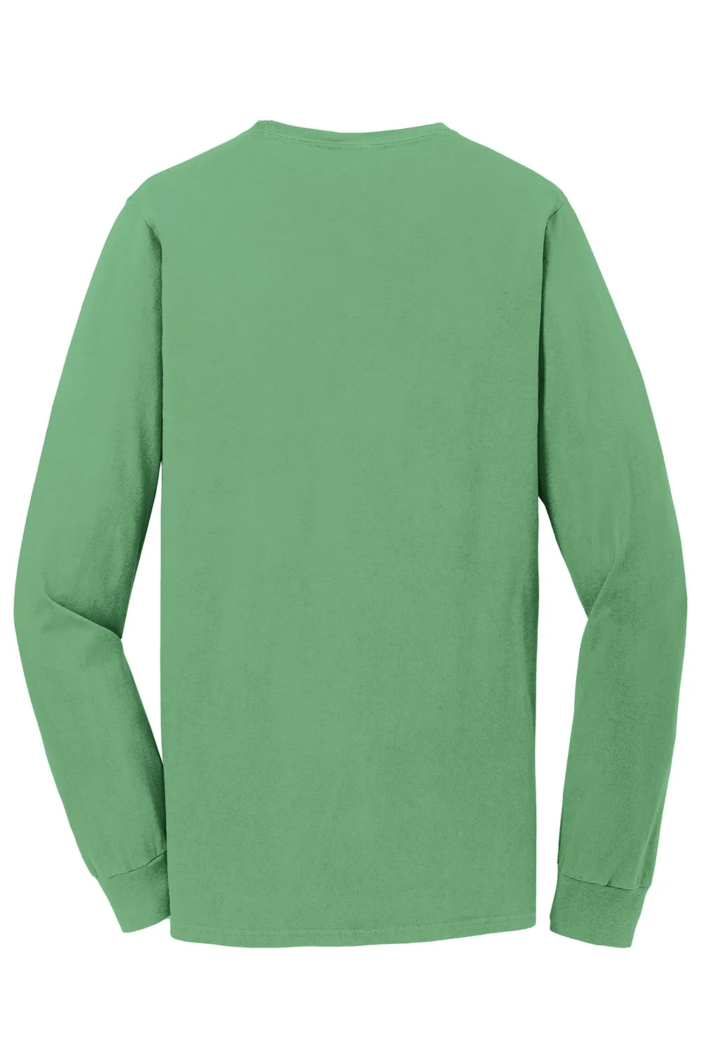 Port & Company Mens Beach Wash Long Sleeve Crewneck T-Shirt - Safari Green  Buy the latest Clothing Port-Company
