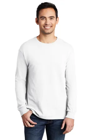 Port & Company Mens Beach Wash Long Sleeve Crewneck T-Shirt - White  Buy the latest Clothing Port-Company