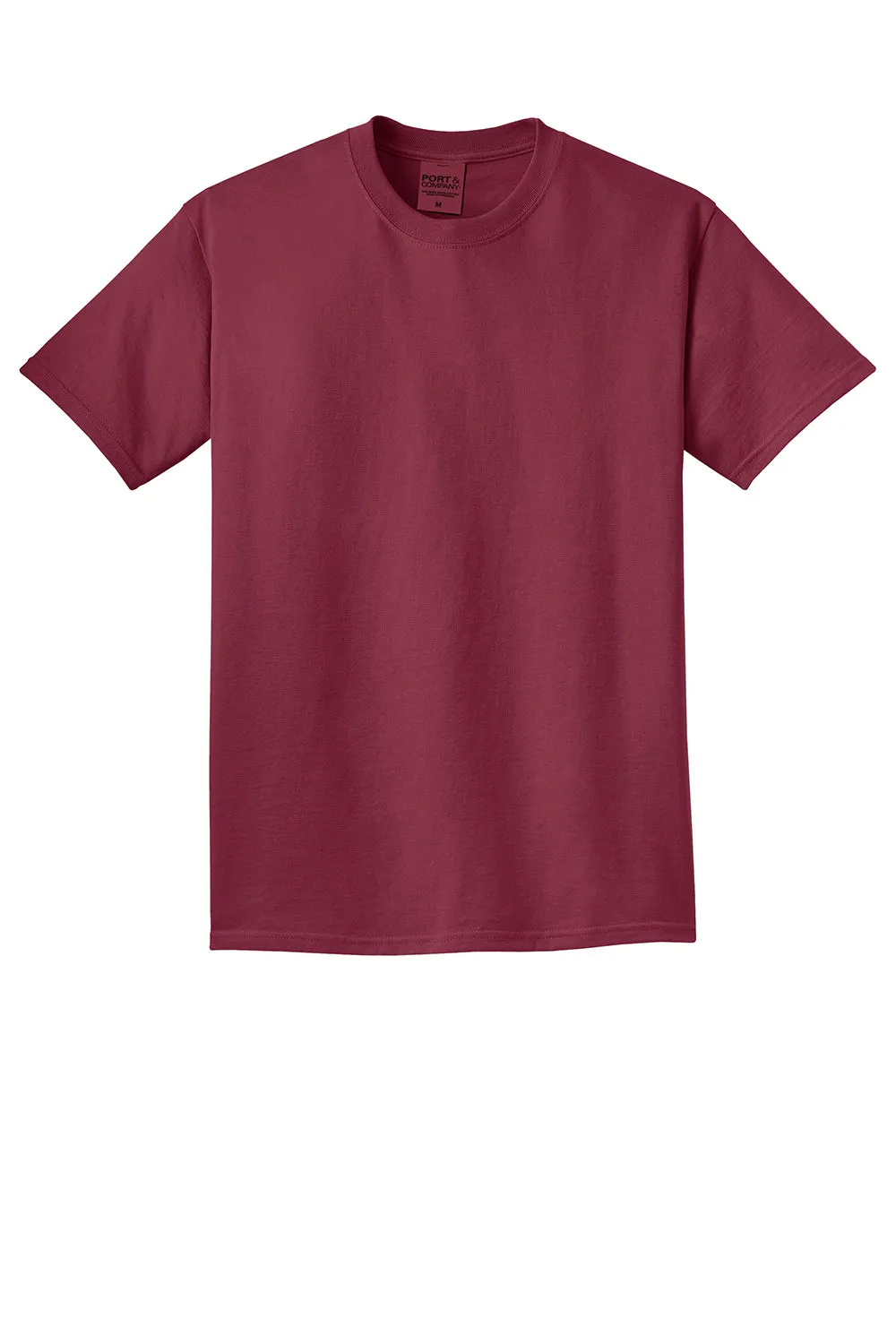 Port & Company Mens Beach Wash Short Sleeve Crewneck T-Shirt - Merlot Red  Buy the latest Clothing Port-Company