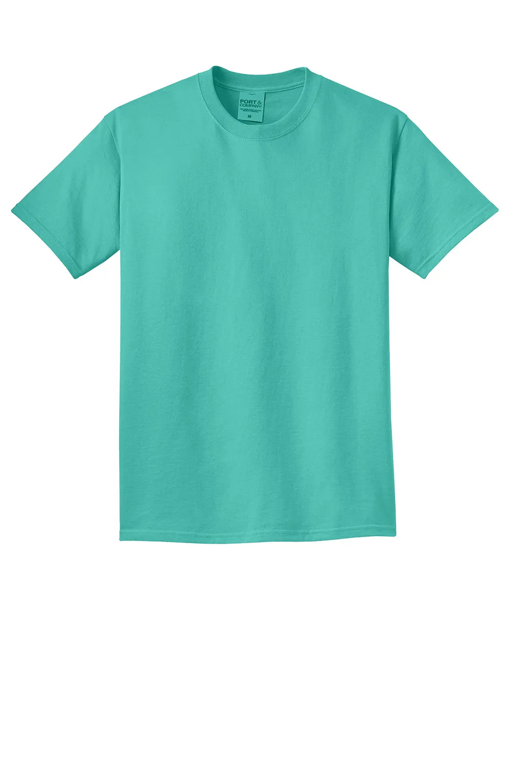 Port & Company Mens Beach Wash Short Sleeve Crewneck T-Shirt - Peacock Green  Buy the latest Clothing Port-Company