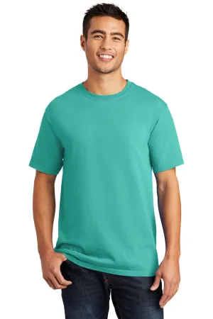Port & Company Mens Beach Wash Short Sleeve Crewneck T-Shirt - Peacock Green  Buy the latest Clothing Port-Company