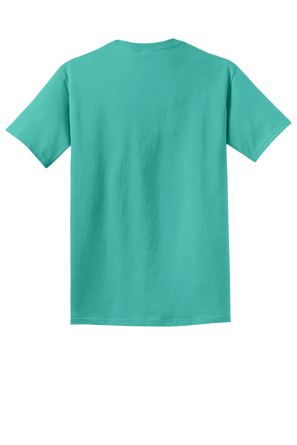 Port & Company Mens Beach Wash Short Sleeve Crewneck T-Shirt - Peacock Green  Buy the latest Clothing Port-Company