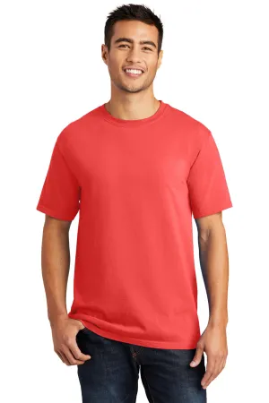 Port & Company Mens Beach Wash Short Sleeve Crewneck T-Shirt - Poppy Red  Buy the latest Clothing Port-Company