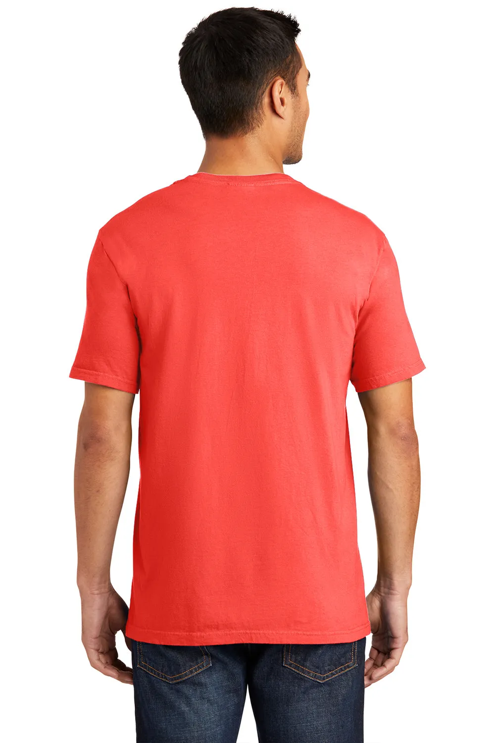 Port & Company Mens Beach Wash Short Sleeve Crewneck T-Shirt - Poppy Red  Buy the latest Clothing Port-Company