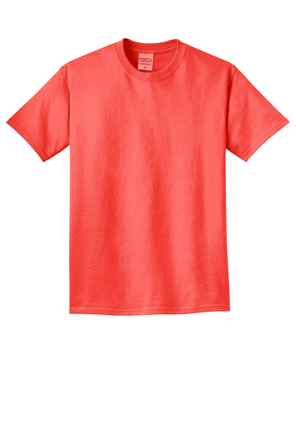 Port & Company Mens Beach Wash Short Sleeve Crewneck T-Shirt - Poppy Red  Buy the latest Clothing Port-Company