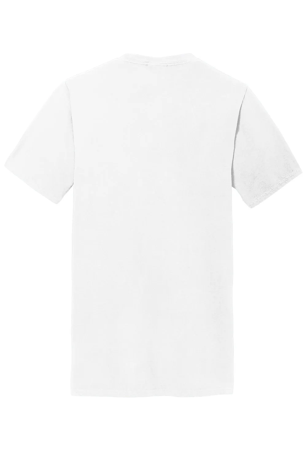 Port & Company Mens Beach Wash Short Sleeve Crewneck T-Shirt w/ Pocket - White  Buy the latest Clothing Port-Company