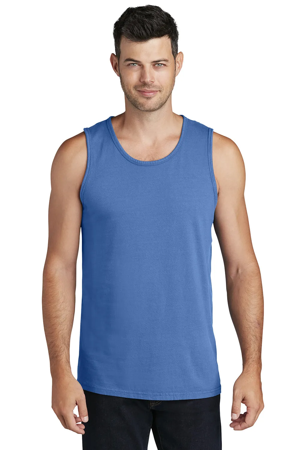 Port & Company Mens Beach Wash Tank Top - Blue Moon  Buy the latest Clothing Port-Company