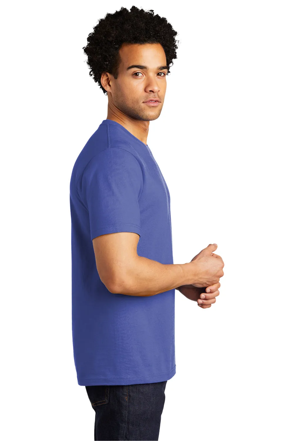 Port & Company Mens Bouncer Short Sleeve Crewneck T-Shirt - Blue Iris  Buy the latest Clothing Port-Company