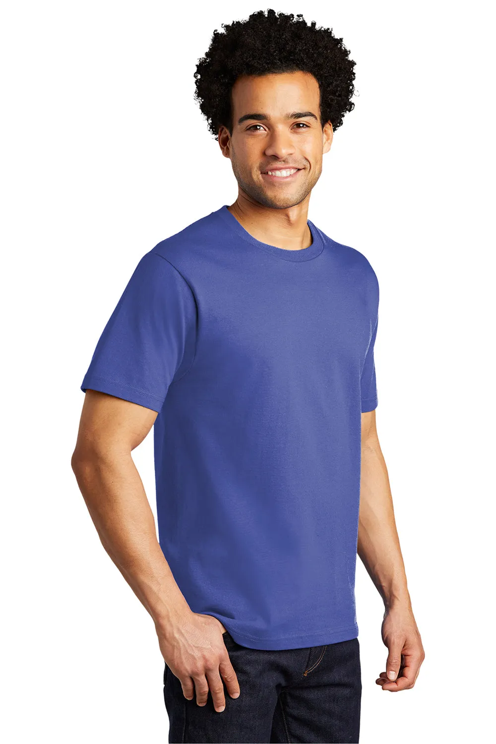 Port & Company Mens Bouncer Short Sleeve Crewneck T-Shirt - Blue Iris  Buy the latest Clothing Port-Company