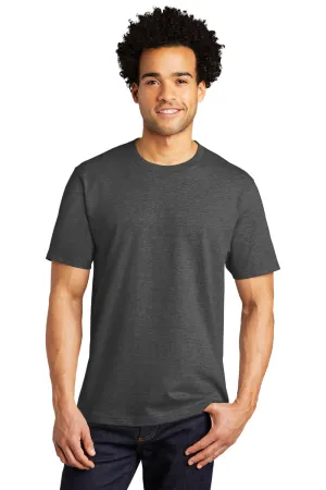 Port & Company Mens Bouncer Short Sleeve Crewneck T-Shirt - Heather Dark Grey  Buy the latest Clothing Port-Company