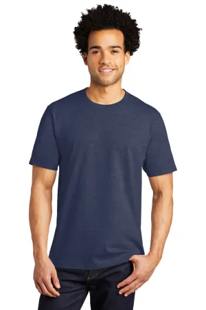 Port & Company Mens Bouncer Short Sleeve Crewneck T-Shirt - Heather Team Navy Blue  Buy the latest Clothing Port-Company