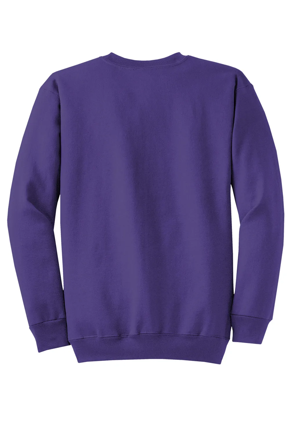 Port & Company Mens Core Pill Resistant Fleece Crewneck Sweatshirt - Purple  Buy the latest Clothing Port-Company