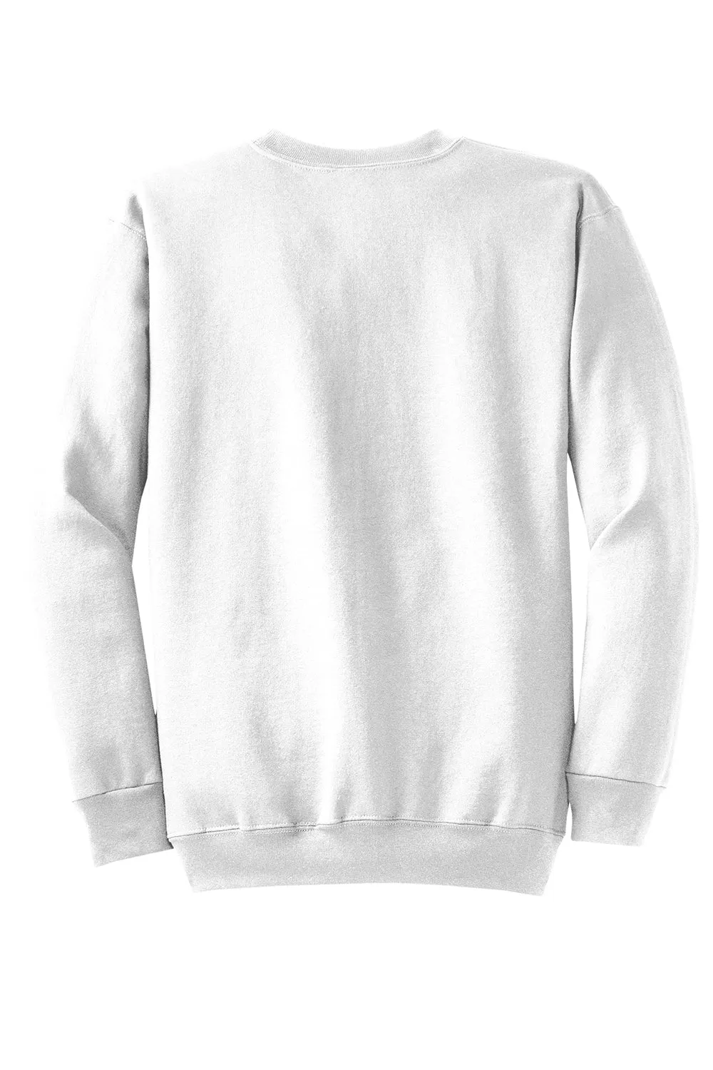 Port & Company Mens Core Pill Resistant Fleece Crewneck Sweatshirt - White  Buy the latest Clothing Port-Company