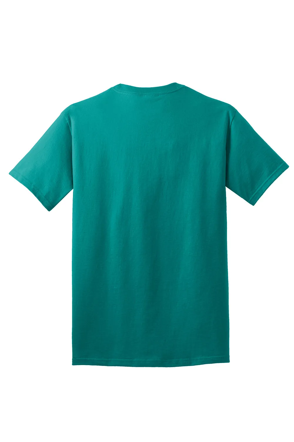 Port & Company Mens Core Short Sleeve Crewneck T-Shirt - Bright Aqua Blue  Buy the latest Clothing Port-Company